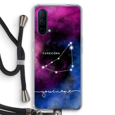Sterrenbeeld - Donker: OnePlus Nord CE 5G Transparant Hoesje met koord