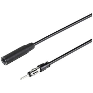 Renkforce 1 m Autoantenne-verlengkabel DIN 150 Ω Zwart RF-5087926