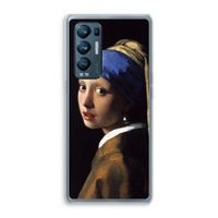 The Pearl Earring: Oppo Find X3 Neo Transparant Hoesje