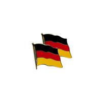 Supporters Pin broche speldje vlag Duitsland - 2x stuks - 20 mm - metaal - feestartikelen