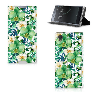 Sony Xperia L1 Smart Cover Orchidee Groen