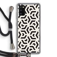 Crazy pattern: Samsung Galaxy A41 Transparant Hoesje met koord