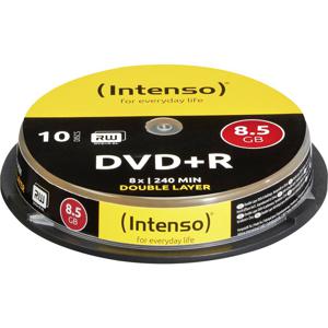 Intenso 4311142 DVD+R DL disc 8.5 GB 10 stuk(s) Spindel