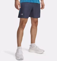 Under Armour Launch Korte Broek Heren Grijs - Maat S - Kleur: BlauwGrijs | Soccerfanshop