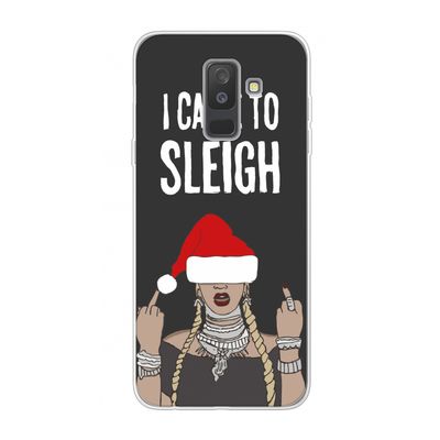 Came To Sleigh: Samsung Galaxy A6 Plus (2018) Transparant Hoesje