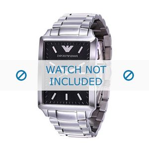 Horlogeband Armani AR0416 Staal 22mm