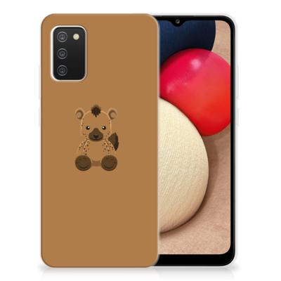 Samsung Galaxy A02s Telefoonhoesje met Naam Baby Hyena Samsung Galaxy A02s Telefoonhoesje met Naam Baby Hyena