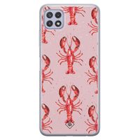 Samsung Galaxy A22 5G siliconen telefoonhoesje - Lobster all the way