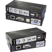 LINDY LINDY Cat.5 KVM Extender Combo 300 KVM-extender via netwerkkabel RJ45 300 m - thumbnail