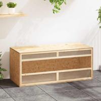 VidaXL Terrarium 120x50x50 cm bewerkt hout