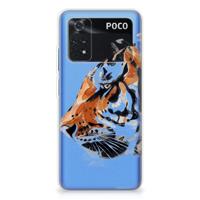 Smartphone hoesje Xiaomi Poco M4 Pro 4G Watercolor Tiger