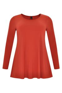 Yoek Tuniek flare long sleeve | Oranje | Maat 58/60