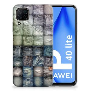 Silicone Back Cover Huawei P40 Lite Spijkerbroeken