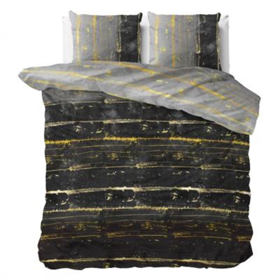 Dekbedovertrek Scratchy - Tweepersoons (200x200 cm) - Wit Polyester-katoen - Dessin: Patroon - Sleeptime Elegance - Dekbed-Discounter.nl