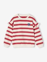 Marinetrui met ruches voor meisjes rood