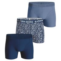 Bjorn Borg boxershorts 3-pack blue cotton stretch