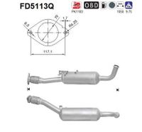 Roetfilter, uitlaatinstallatie FD5113Q