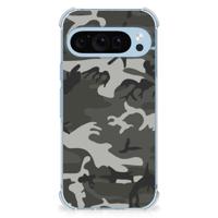 Google Pixel 9 | 9 Pro Doorzichtige Silicone Hoesje Army Light