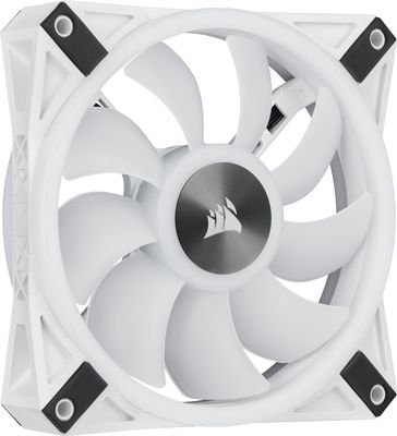 Corsair Casefan iCUE QL120 RGB PWM White Triple Fan with Lighting Node CORE