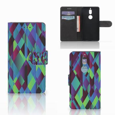 Nokia 7 | Book Case | Abstract Green Blue