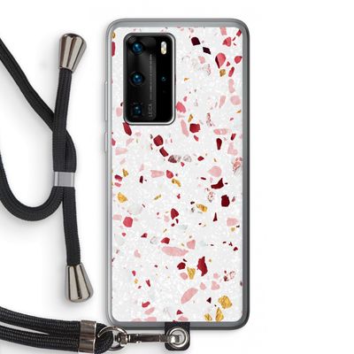 Terrazzo N°9: Huawei P40 Pro Transparant Hoesje met koord