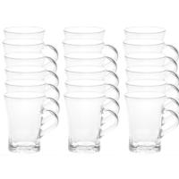 Duralex Koffie en Theeglazen Amalfi - 24x stuks - glas - 170 ml - transparant - Lungo