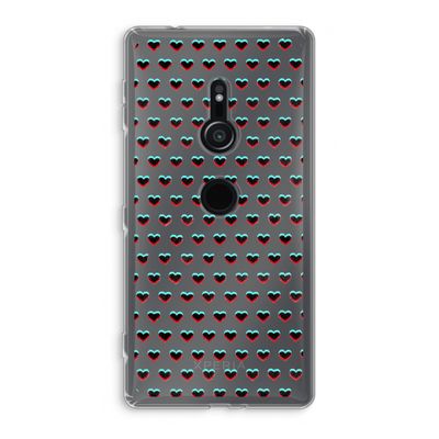 Hartjes: Sony Xperia XZ2 Transparant Hoesje
