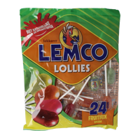 Lemco Vruchten lollies 240 Gram
