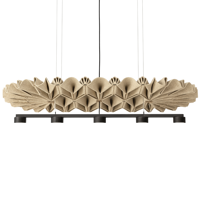 Buzzi Space - BuzziPleat Edel Long Quintet LED Globe/Spot Hanglamp