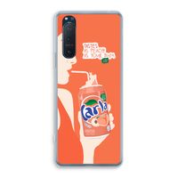 Peach please!: Sony Xperia 5 II Transparant Hoesje