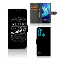 Motorola G8 Power Lite Book Cover Whiskey