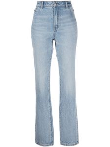 Alexander Wang jean Fly à taille haute - Bleu