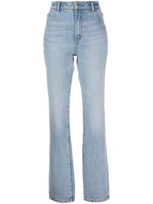 Alexander Wang jean Fly à taille haute - Bleu