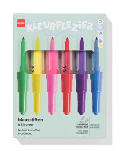 HEMA Blaasstiften - 6 Stuks