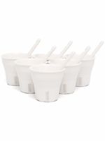 Seletti lot de 6 tasses à café Esteto Quotidiano - Blanc