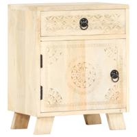 Nachtkastje 40x30x50 cm massief mangohout