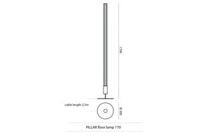 JSPR - Pillar 170 vloerlamp