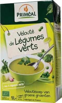 Primeal Veloute gebonden soep groene groenten bio