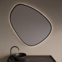 Badkamerspiegel Gliss Design Fenix | 80 cm | Indirecte LED verlichting | Bewegingssensor | Met spiegelverwarming | Mat zwart Badkamerspiegel Gliss Design Fenix | 80 cm | Indirecte LED verlichting | Bewegingssensor | Met spiegelverwarming | Mat zwart
