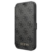 Guess Charms Collection 4G iPhone 12/12 Pro Book Case - Grijs - thumbnail