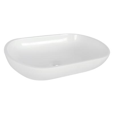 Differnz Ovalo waskom polybeton | wit | 54 x 34 x 12 cm