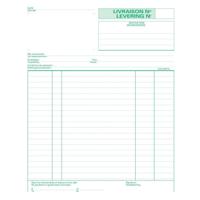 Exacompta leveringen, ft 21 x 18 cm, tripli (50 x 3 vel), tweetalig (NL/FR)