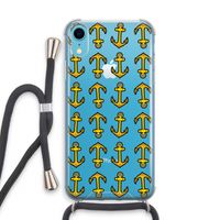 Musketon Anchor: iPhone XR Transparant Hoesje met koord