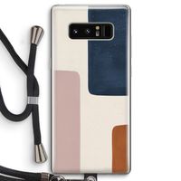 Geo #5: Samsung Galaxy Note 8 Transparant Hoesje met koord