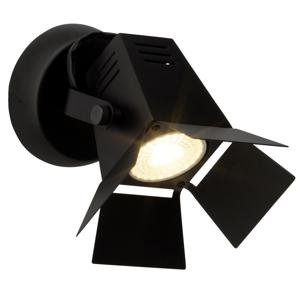 Brilliant Zwarte led spot Movie Led G08910/76