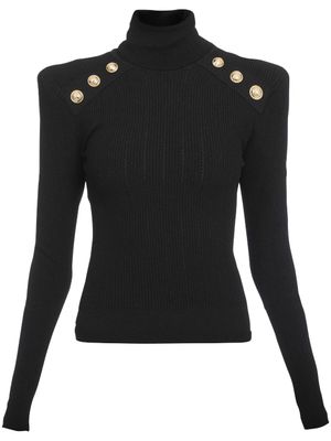 Balmain pull à col roulé - Noir
