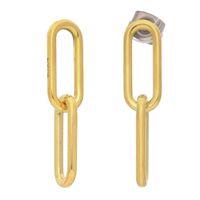 Boccia 05055-02 Oorhangers Ovaal titanium goudkleurig Boccia 05055-02 Oorhangers Ovaal titanium goudkleurig