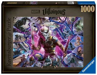 Ravensburger puzzel 1000 stukjes Marvel Villainous killmonger