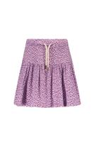 Like Flo Meisjes rok viscose crepe - Lilac stippen - thumbnail