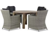 Garden Collections Venerdi/Brighton rond 120 cm dining tuinset 5-delig